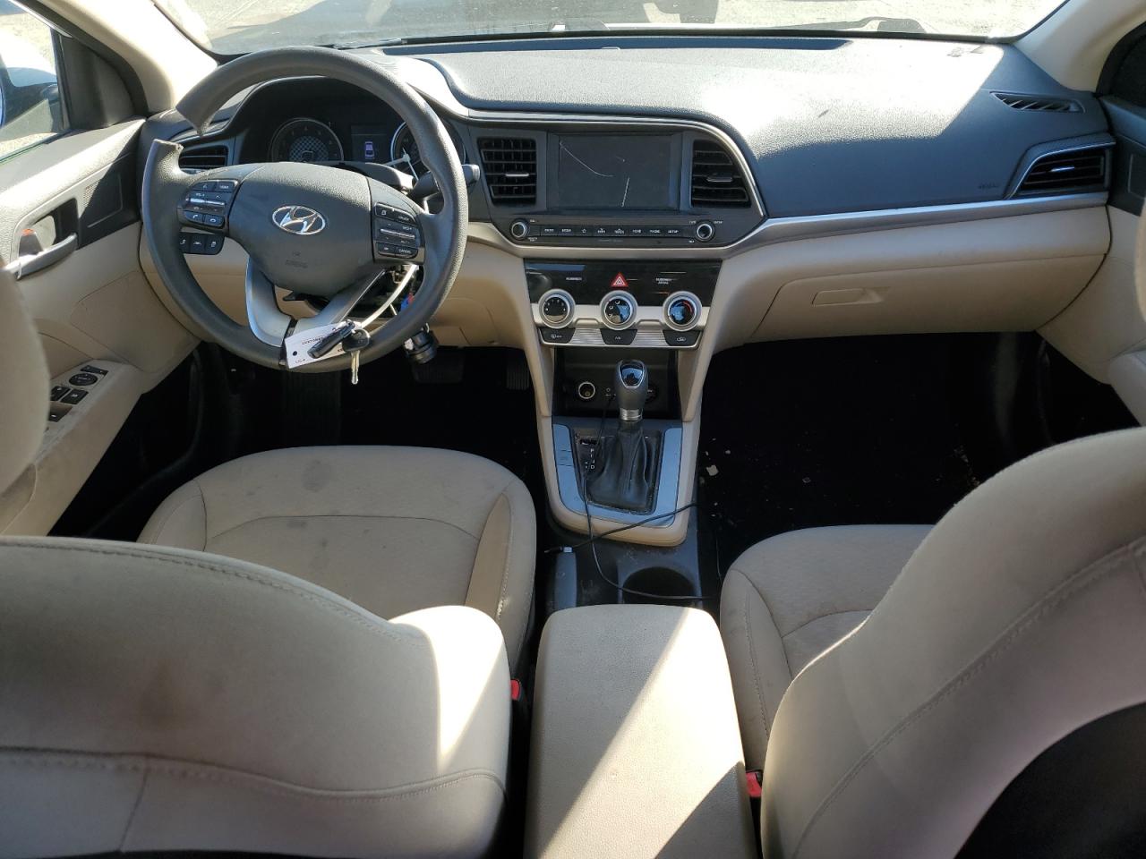 2019 Hyundai Elantra VIN 5NPD84LF8KH448218 Copart auction photo, all over damage thumbnail 8