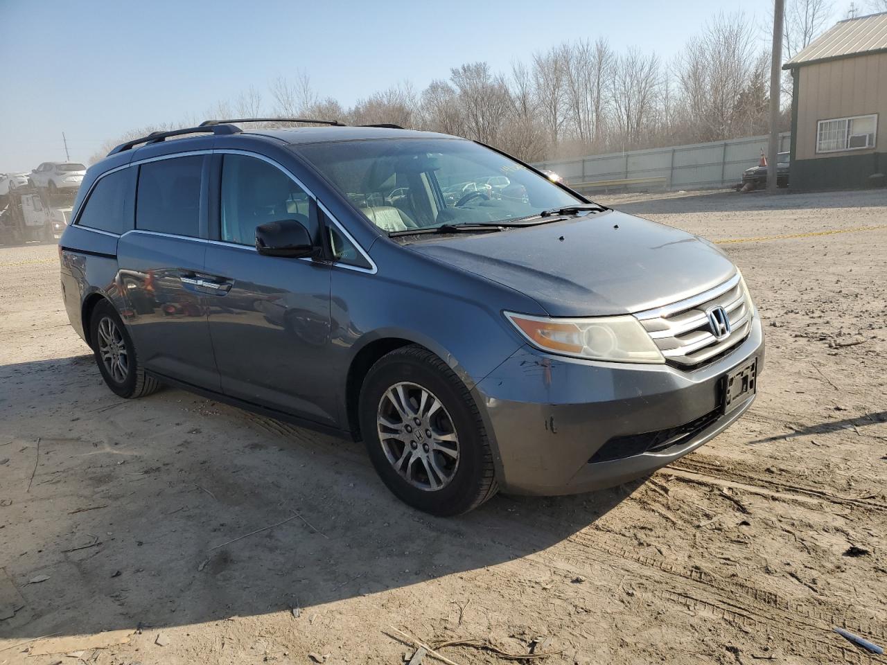 2011 Honda Odyssey VIN 5FNRL5H61BB097038 Copart auction photo, side damage thumbnail 4