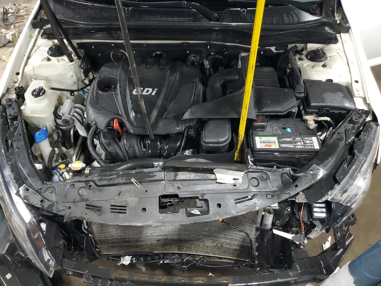 2011 KIA Optima VIN KNAGM4A7XB5060604 Copart auction photo, front end damage thumbnail 11