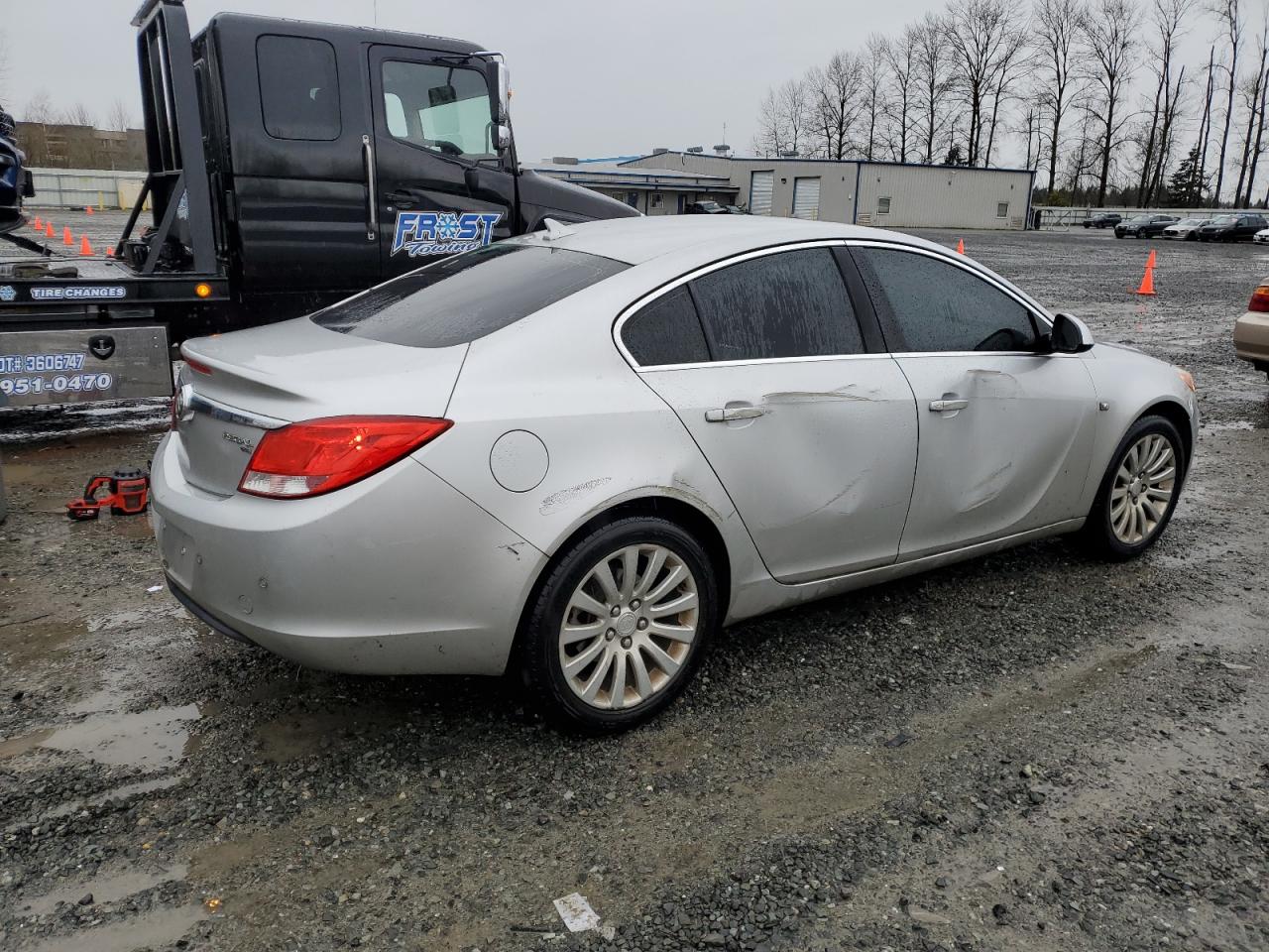 2011 Buick Regal VIN W04GS5EC6B1001492 Copart auction photo, side / front end damage thumbnail 3