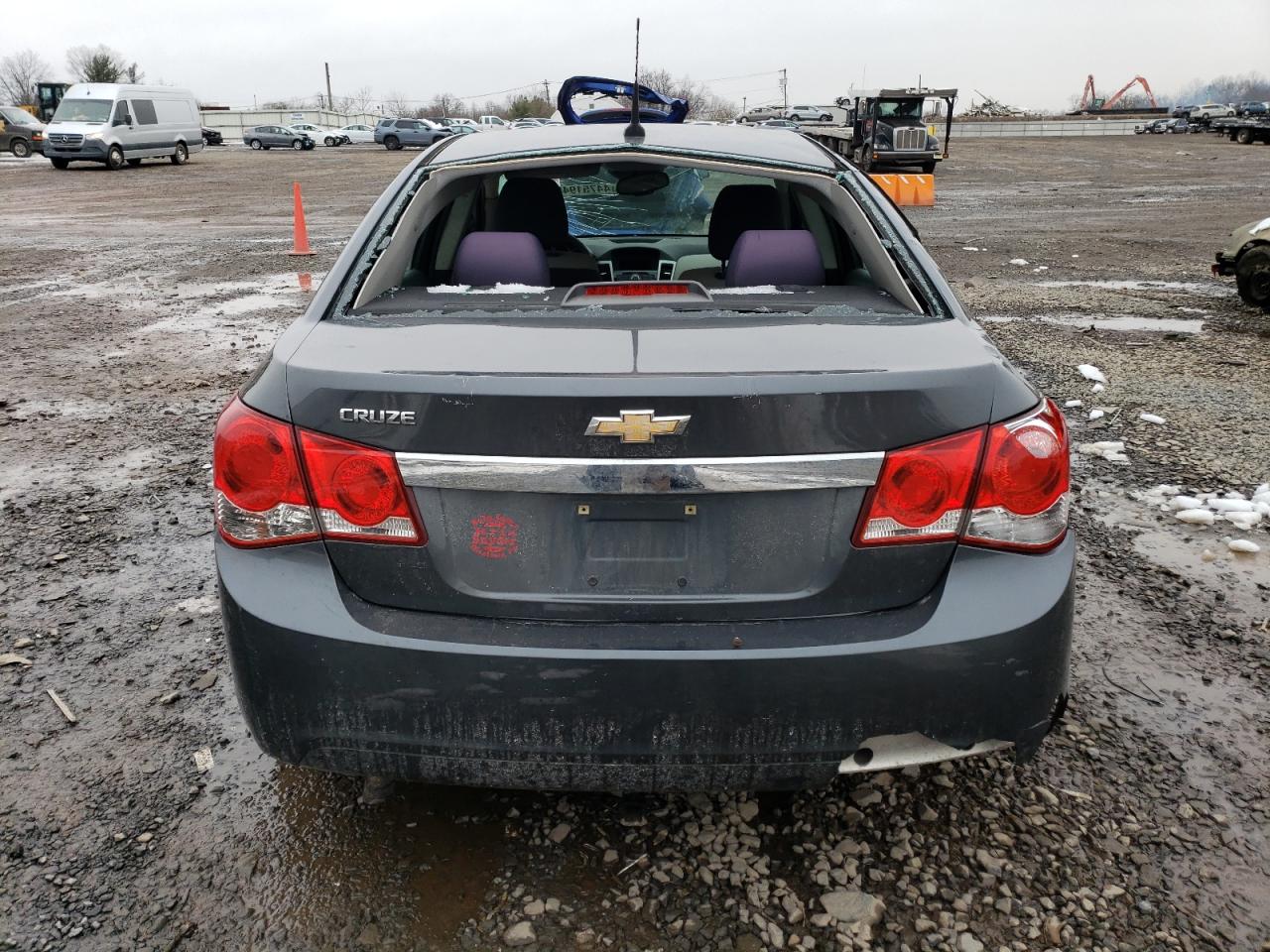 2013 Chevrolet Cruze VIN 1G1PA5SGXD7216110 Copart auction photo, rollover damage thumbnail 6