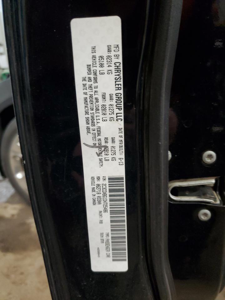2013 Dodge Charger VIN 2C3CDXBG1DH725486 Copart auction photo, front end / minor dent/scratches damage thumbnail 14