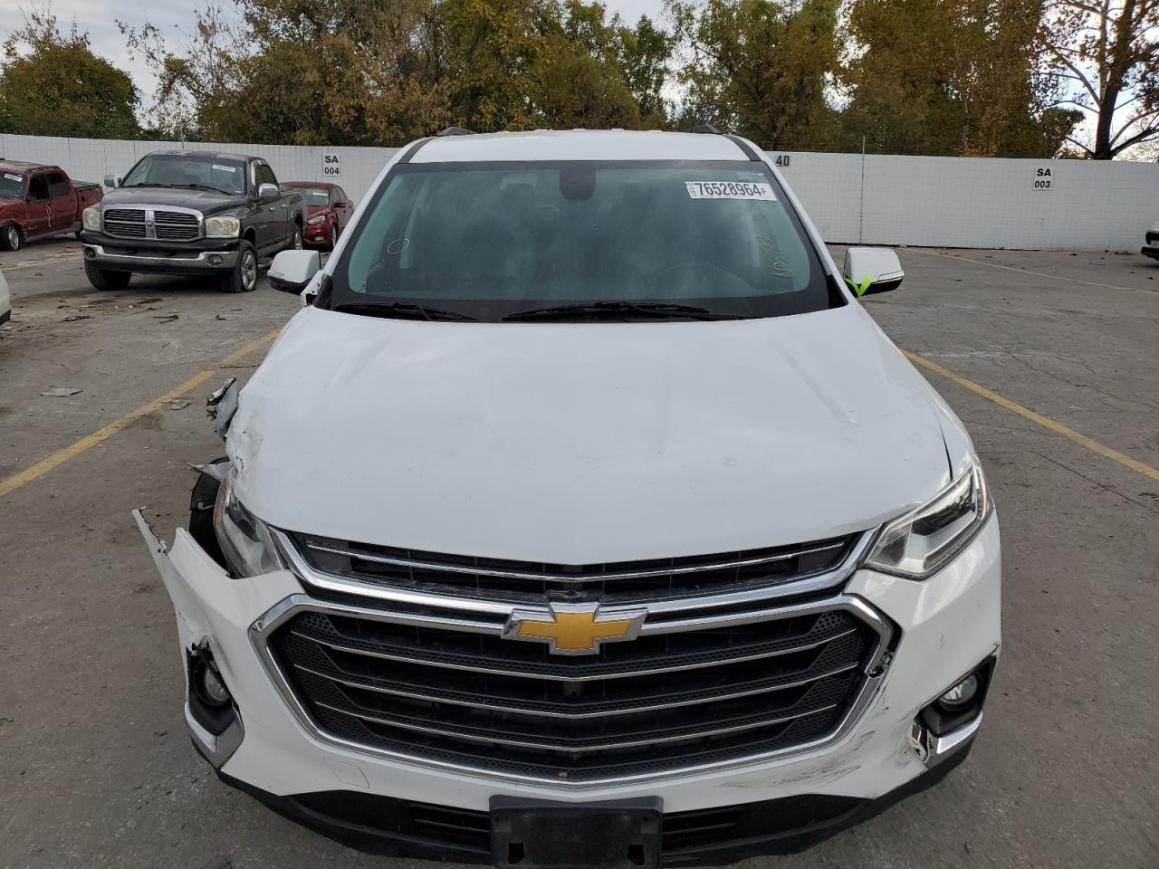 2019 Chevrolet Traverse VIN 1GNERHKW7KJ288437 Copart auction photo, front end / undercarriage damage thumbnail 5