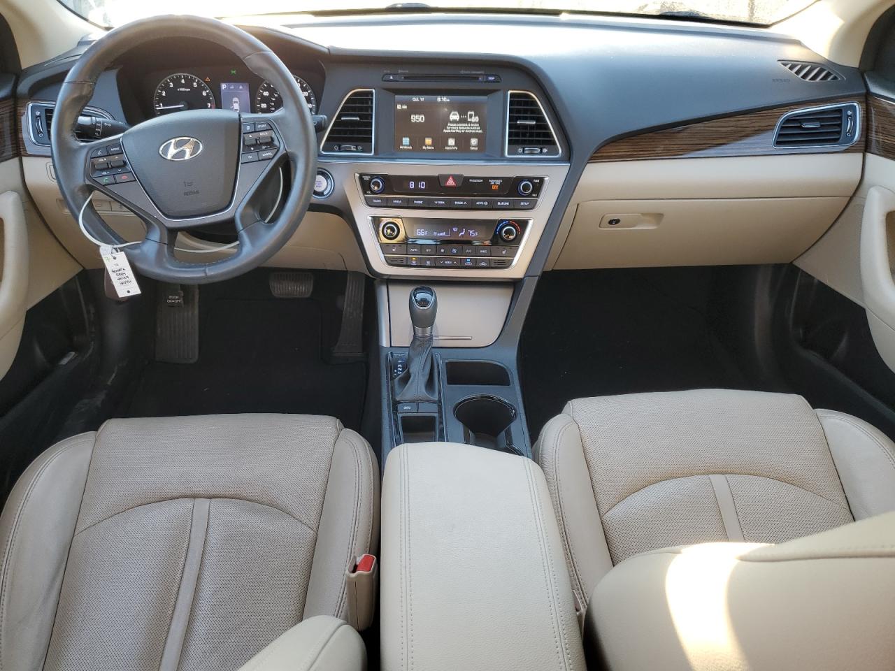 2017 Hyundai Sonata VIN 5NPE34AF1HH471127 Copart auction photo, rear end / minor dent/scratches damage thumbnail 8