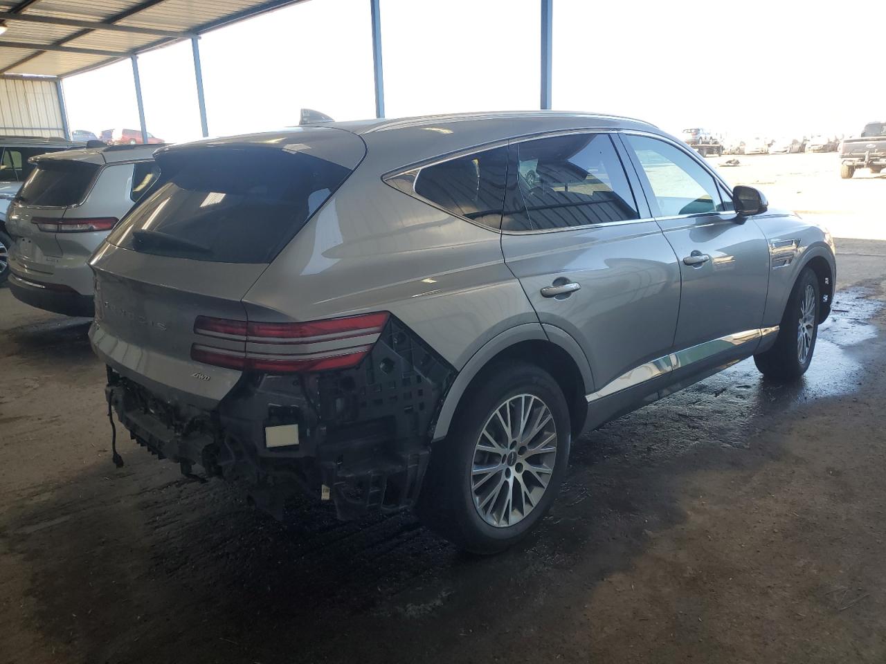 2024 Genesis Gv80 VIN KMUHBDSB6RU166979 Copart auction photo, rear end damage thumbnail 3