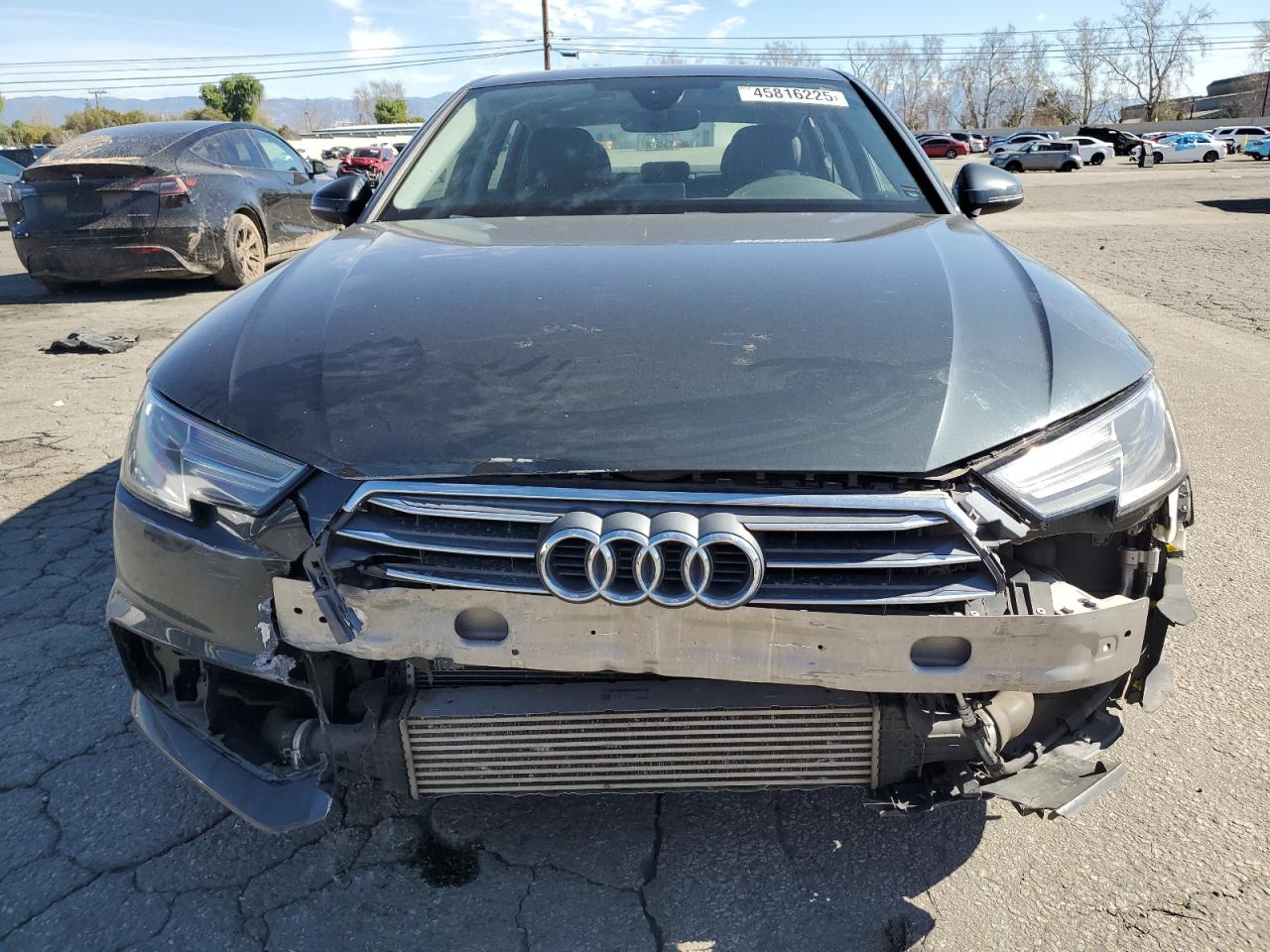 2019 Audi A4 VIN WAUGMAF40KA038020 Copart auction photo, front end / rear end damage thumbnail 5