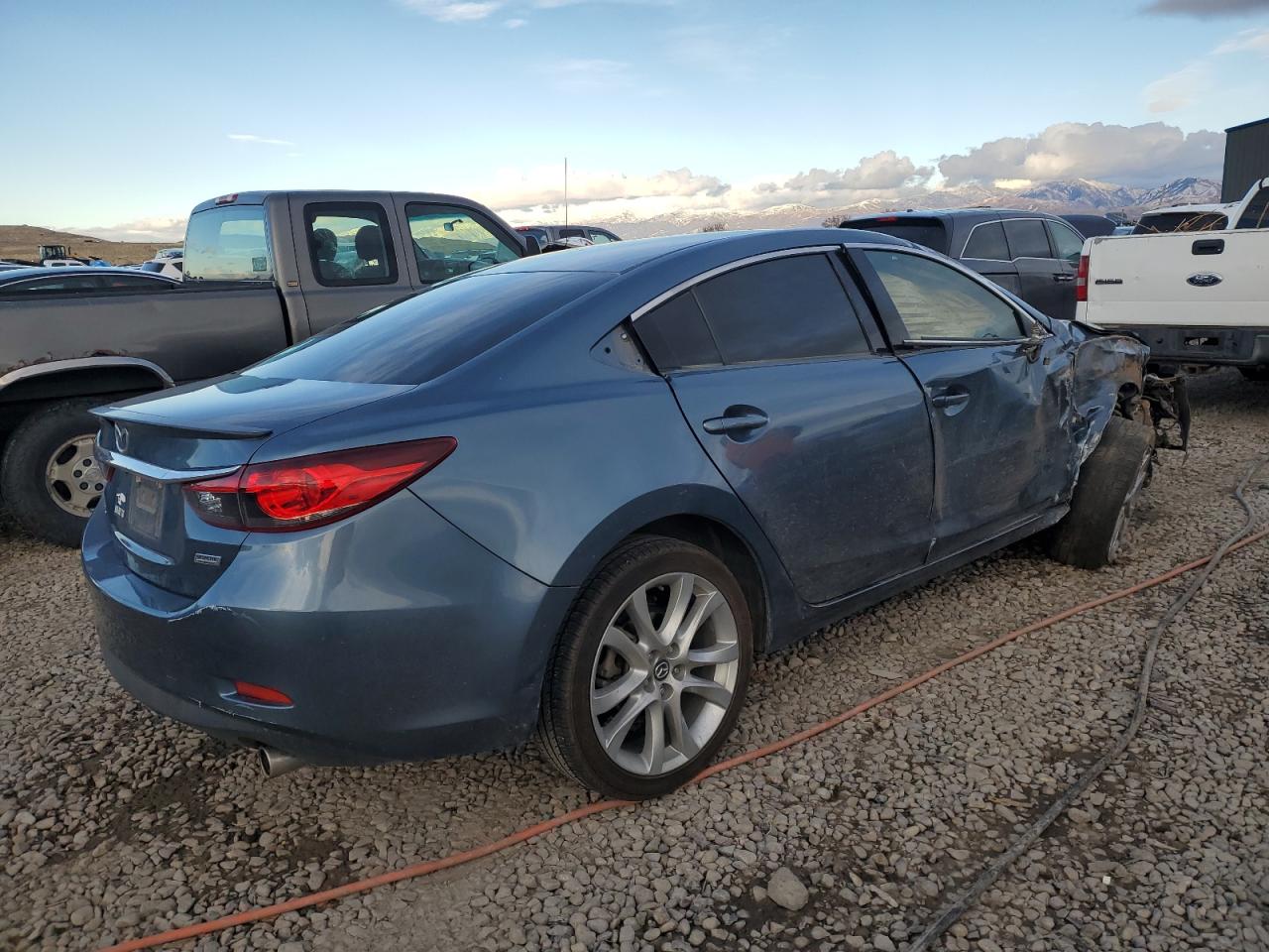 2016 Mazda 6 VIN JM1GJ1V52G1445186 Copart auction photo, all over damage thumbnail 3
