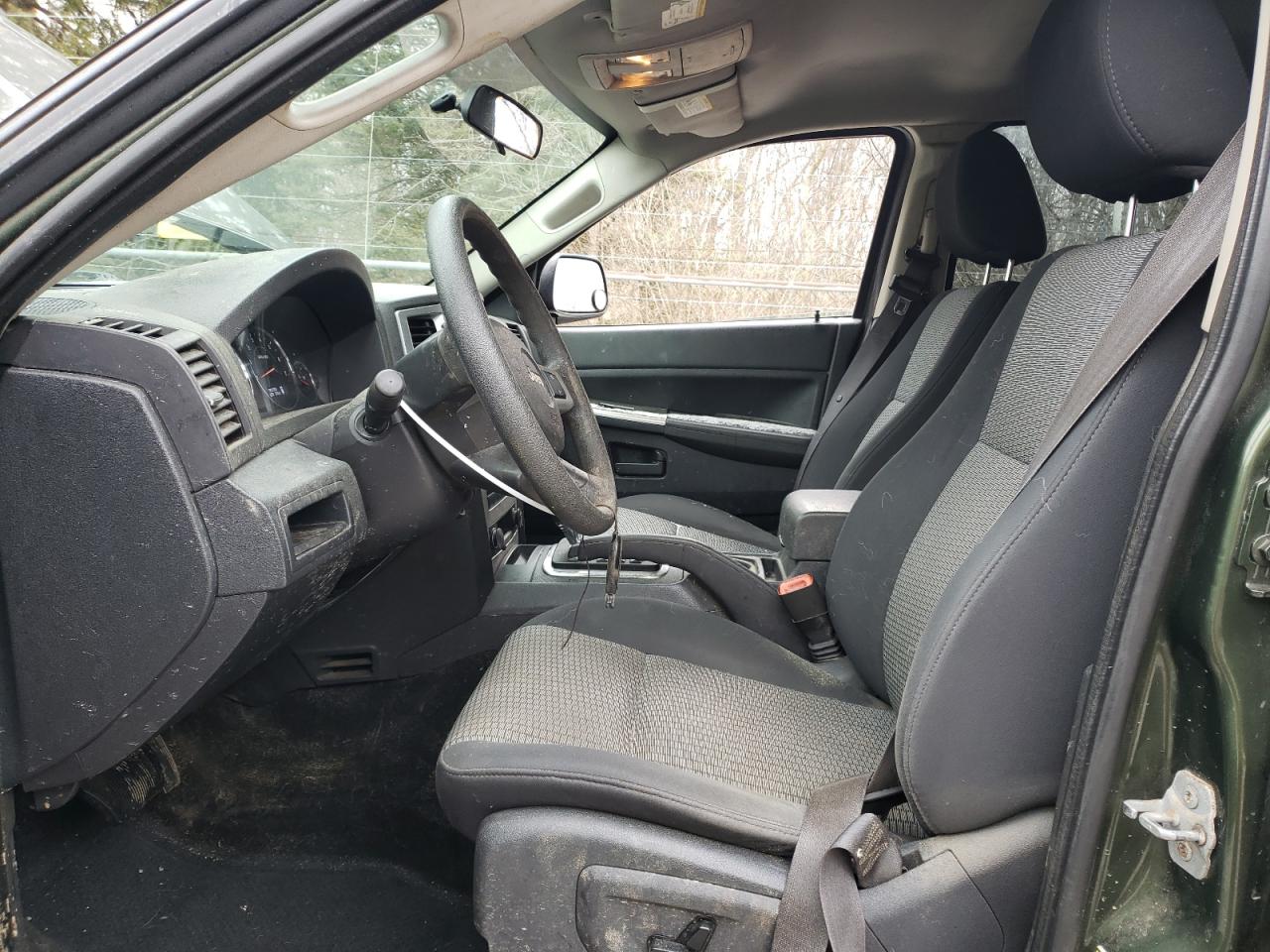 2008 Jeep Grand Cherokee VIN 1J8HR48N78C122583 Copart auction photo, front end / side damage thumbnail 7