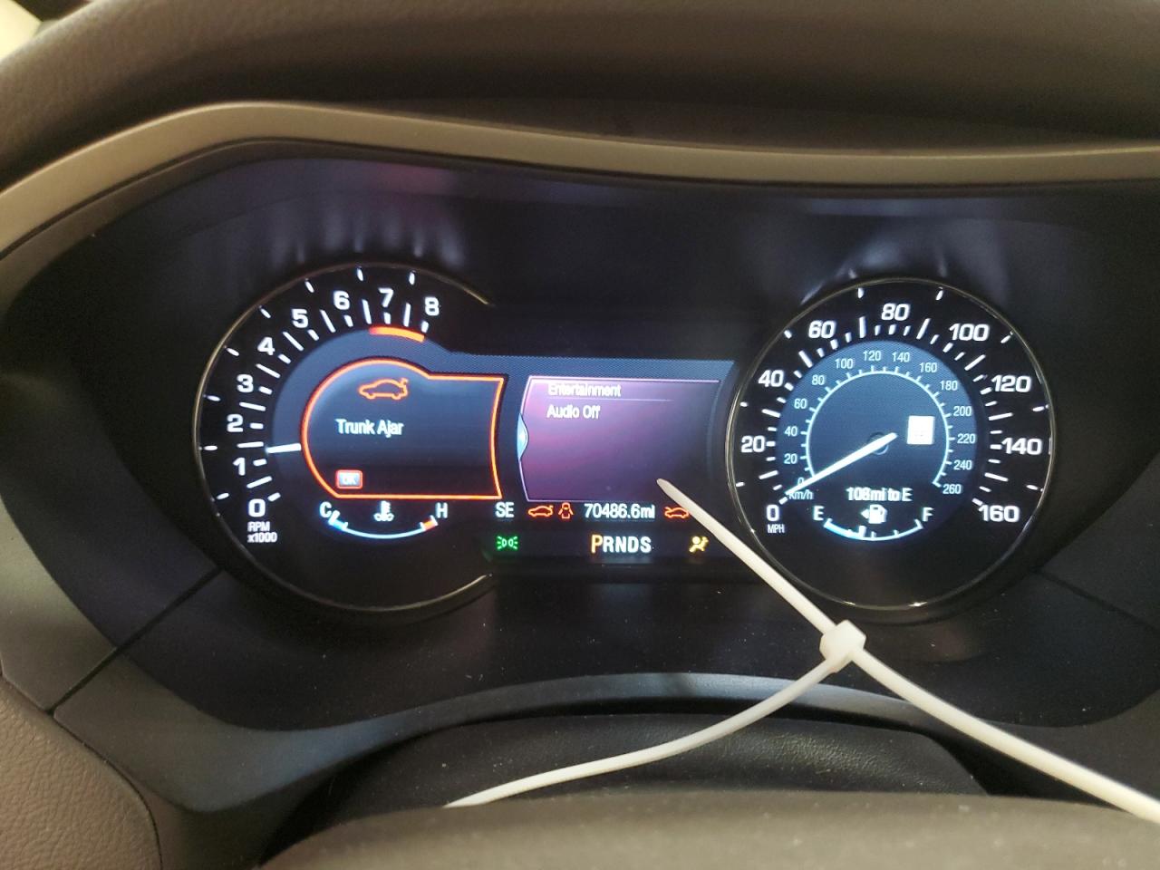 2014 Lincoln MKZ VIN 3LN6L2J96ER807359 Copart auction photo, side / rear end damage thumbnail 9