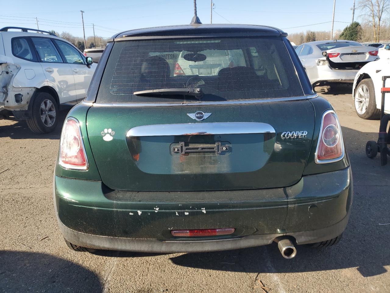 2012 MINI Cooper VIN WMWSU3C50CT256404 Copart auction photo, normal wear / minor dent/scratches damage thumbnail 6
