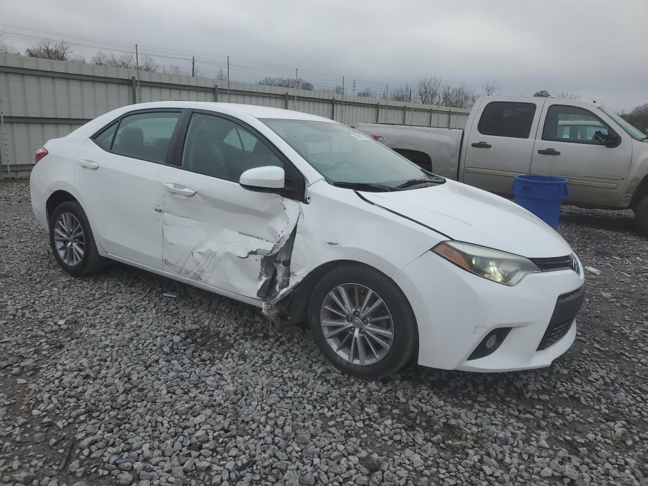 2014 Toyota Corolla VIN 2T1BURHE5EC165511 Copart auction photo, side damage thumbnail 4