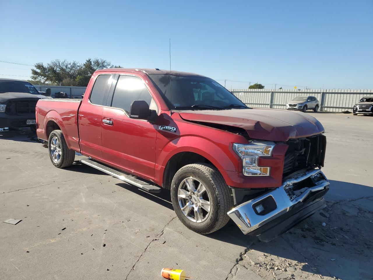2016 Ford F-150 VIN 1FTEX1CF9GKF10465 Copart auction photo, front end damage thumbnail 4