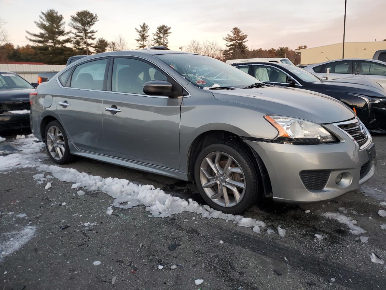 2014 Nissan Sentra VIN 3N1AB7AP2EY295573 Copart auction photo, front end damage thumbnail 4