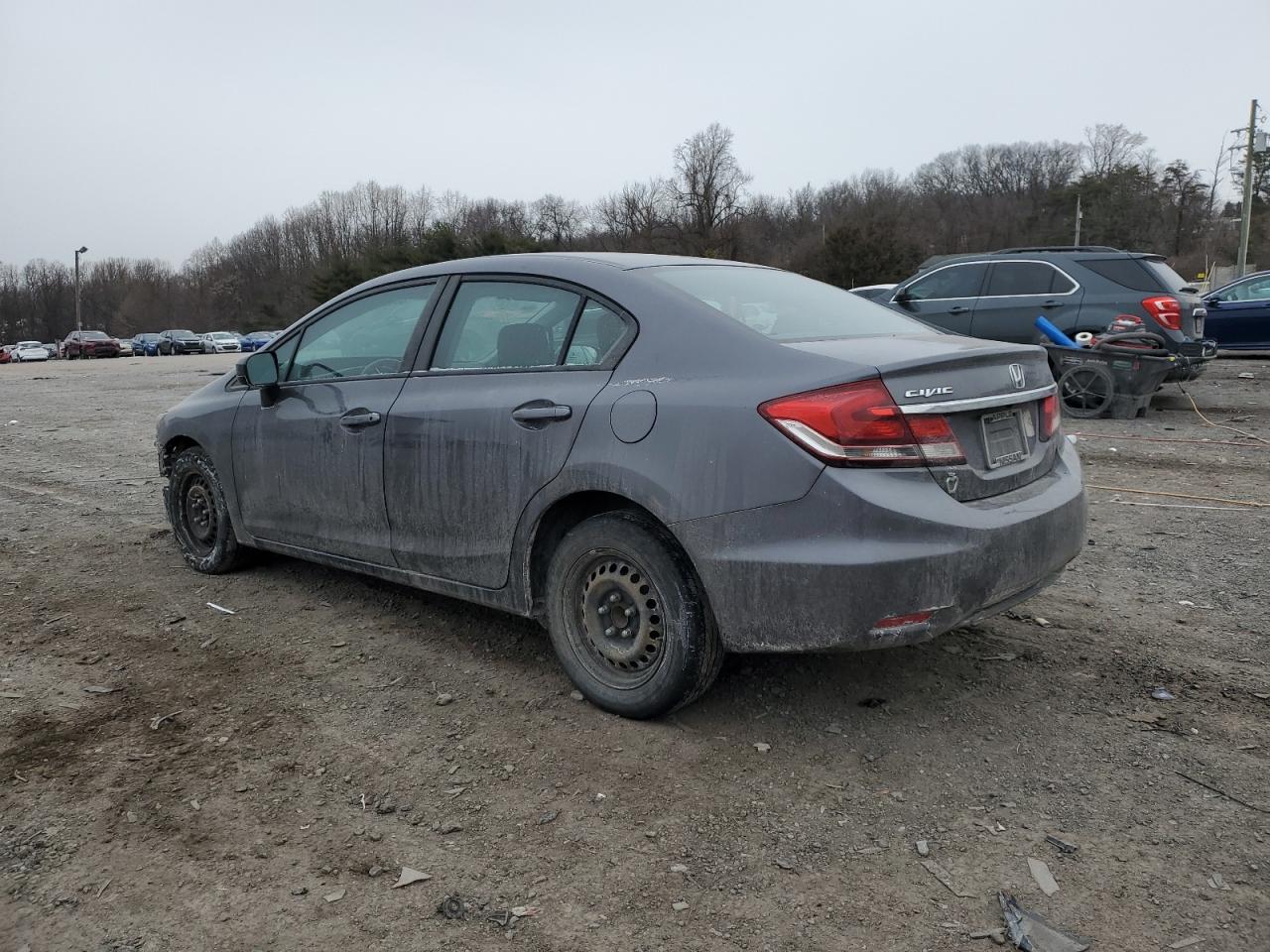 2014 Honda Civic VIN 2HGFB2F56EH502440 Copart auction photo, front end damage thumbnail 2