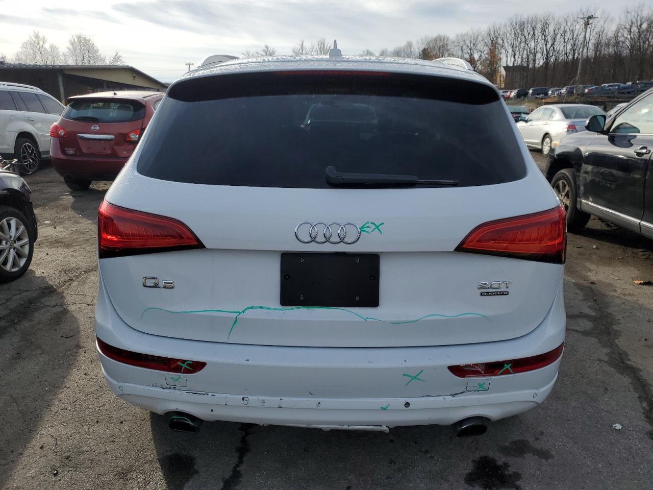 2016 Audi Q5 VIN WA1L2AFP0GA008681 Copart auction photo, rear end / minor dent/scratches damage thumbnail 6