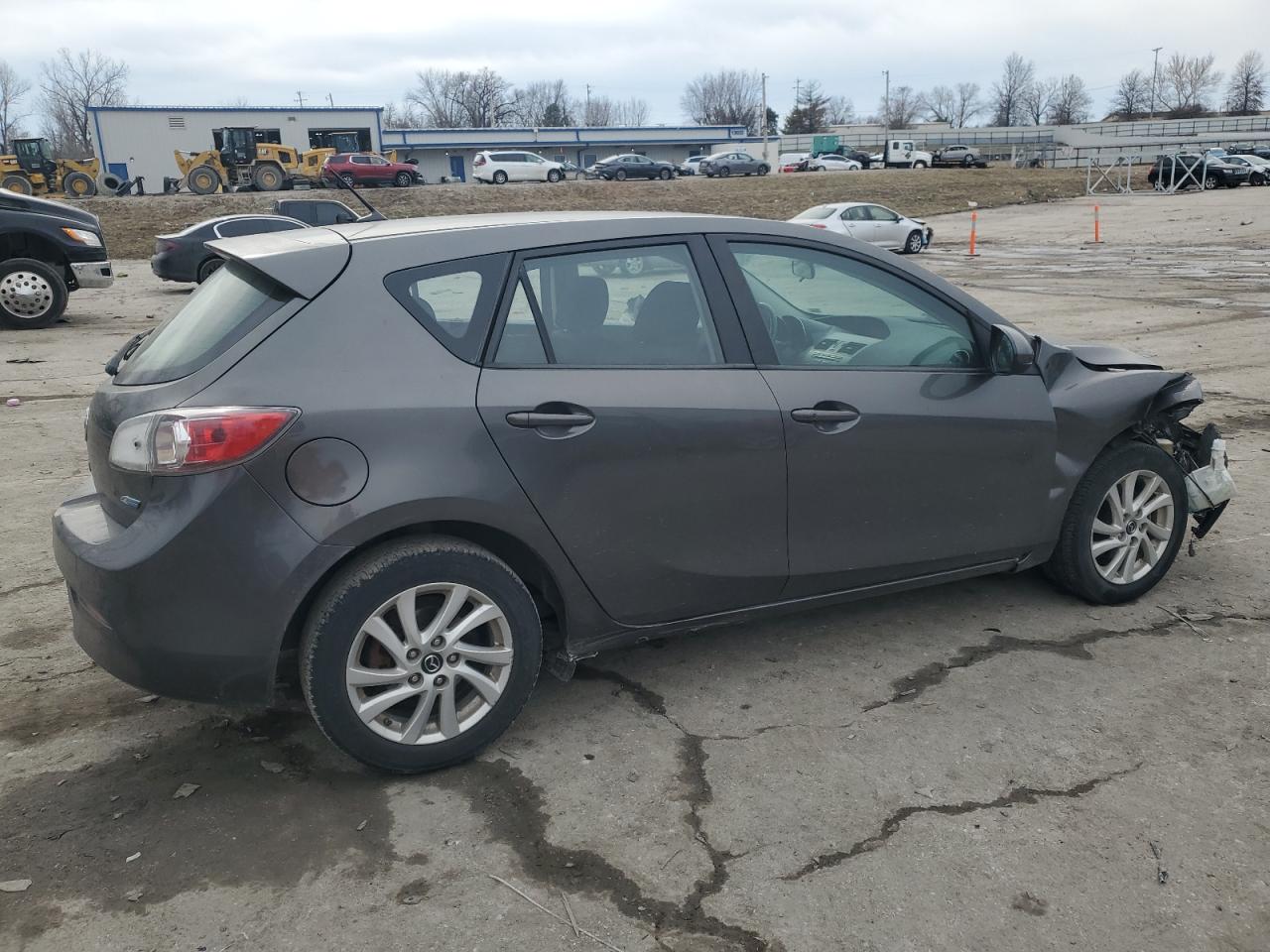 2013 Mazda 3 VIN JM1BL1LPXD1833531 Copart auction photo, front end damage thumbnail 3