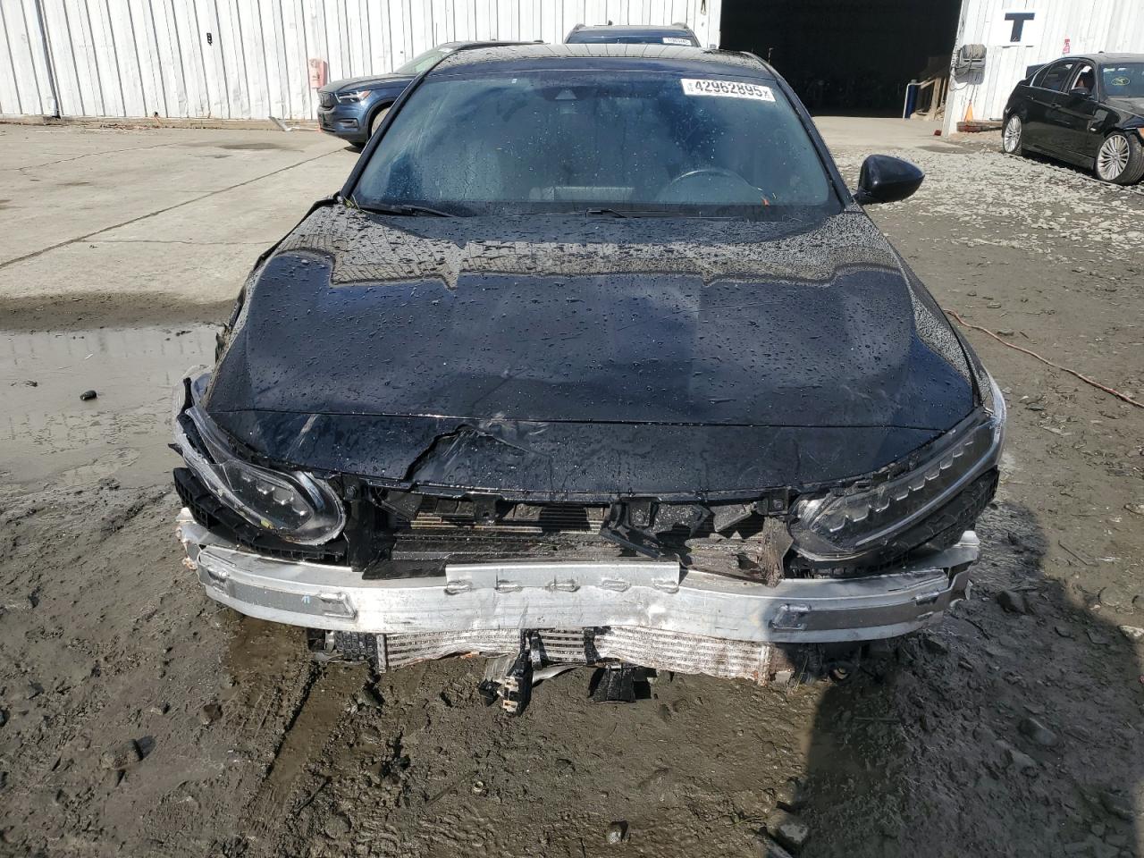 2022 Honda Accord VIN 1HGCV1F35NA098824 Copart auction photo, front end / rear end damage thumbnail 5