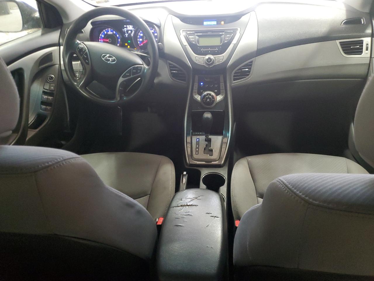 2013 Hyundai Elantra VIN KMHDH4AE0DU530474 Copart auction photo, front end / rear end damage thumbnail 8