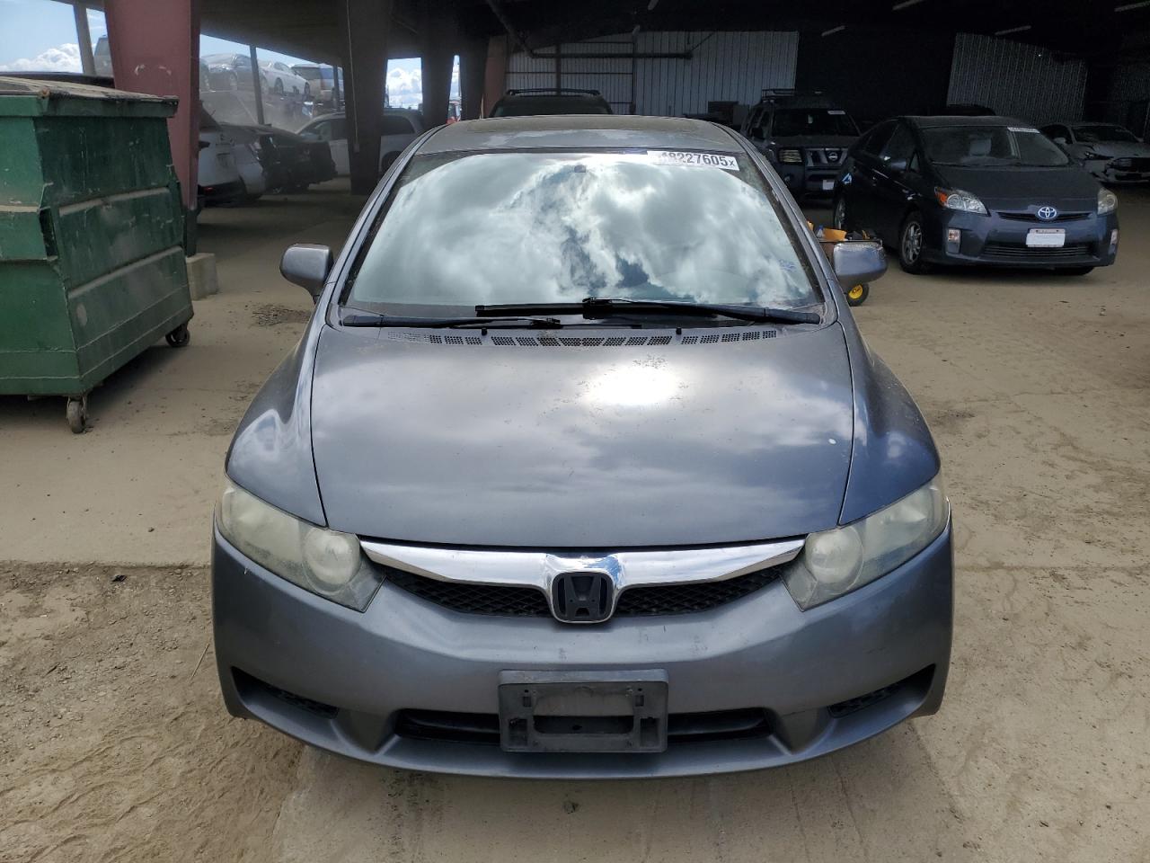 2009 Honda Civic VIN 2HGFA16999H356525 Copart auction photo, burn / vandalism damage thumbnail 5