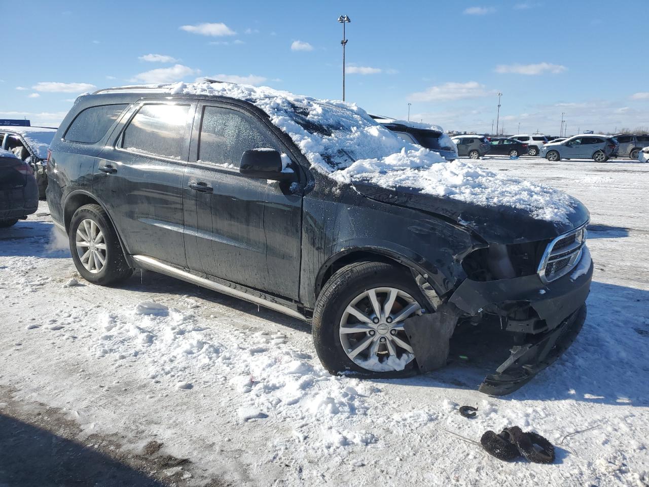 2014 Dodge Durango VIN 1C4RDJAG2EC562811 Copart auction photo, front end damage thumbnail 4