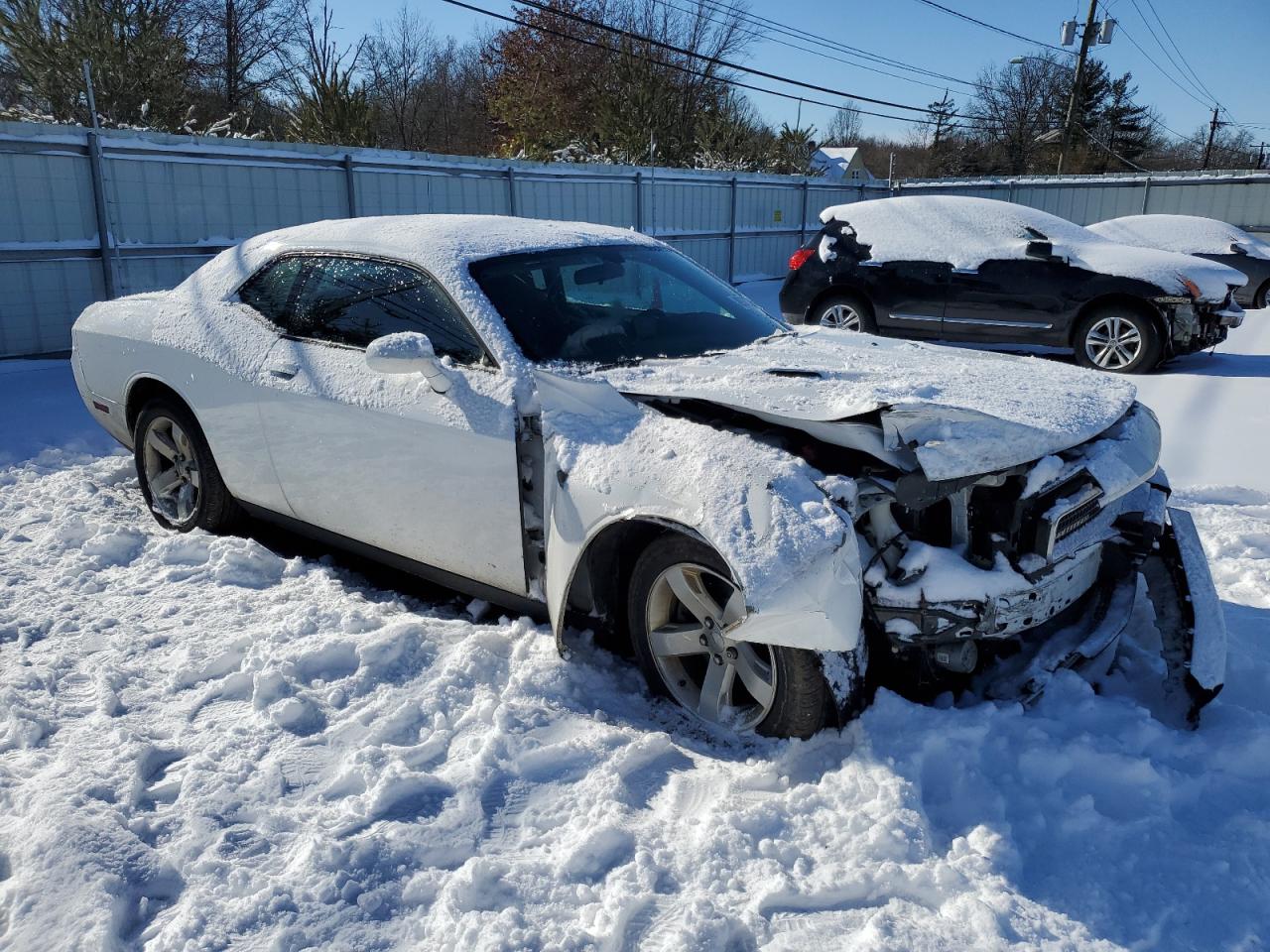 2014 Dodge Challenger VIN 2C3CDYAG5EH152973 Copart auction photo, front end damage thumbnail 4