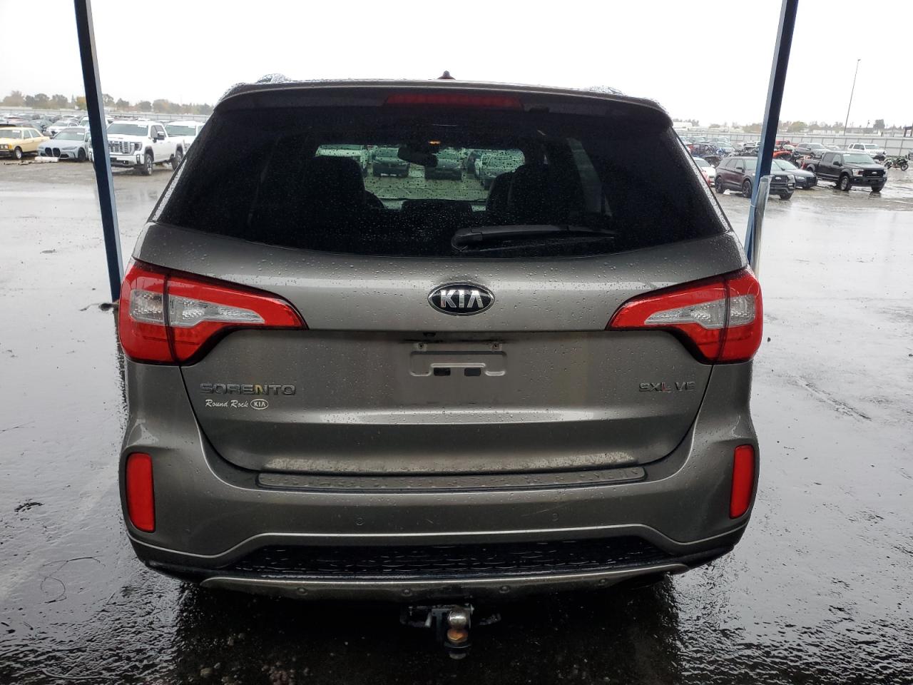 2015 KIA Sorento VIN 5XYKW4A7XFG636003 Copart auction photo, undercarriage / front end damage thumbnail 6