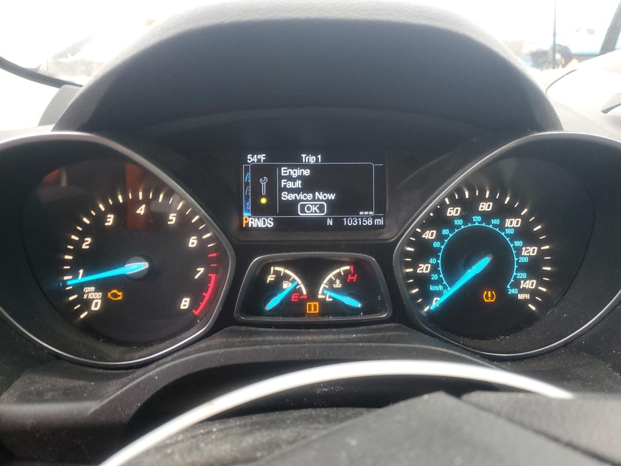 2016 Ford Escape VIN 1FMCU0GX8GUC33983 Copart auction photo, front end damage thumbnail 9