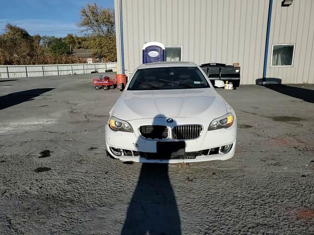 2012 BMW 5er VIN WBAFU7C58CDU58300 Copart auction photo, front end / side damage thumbnail 10