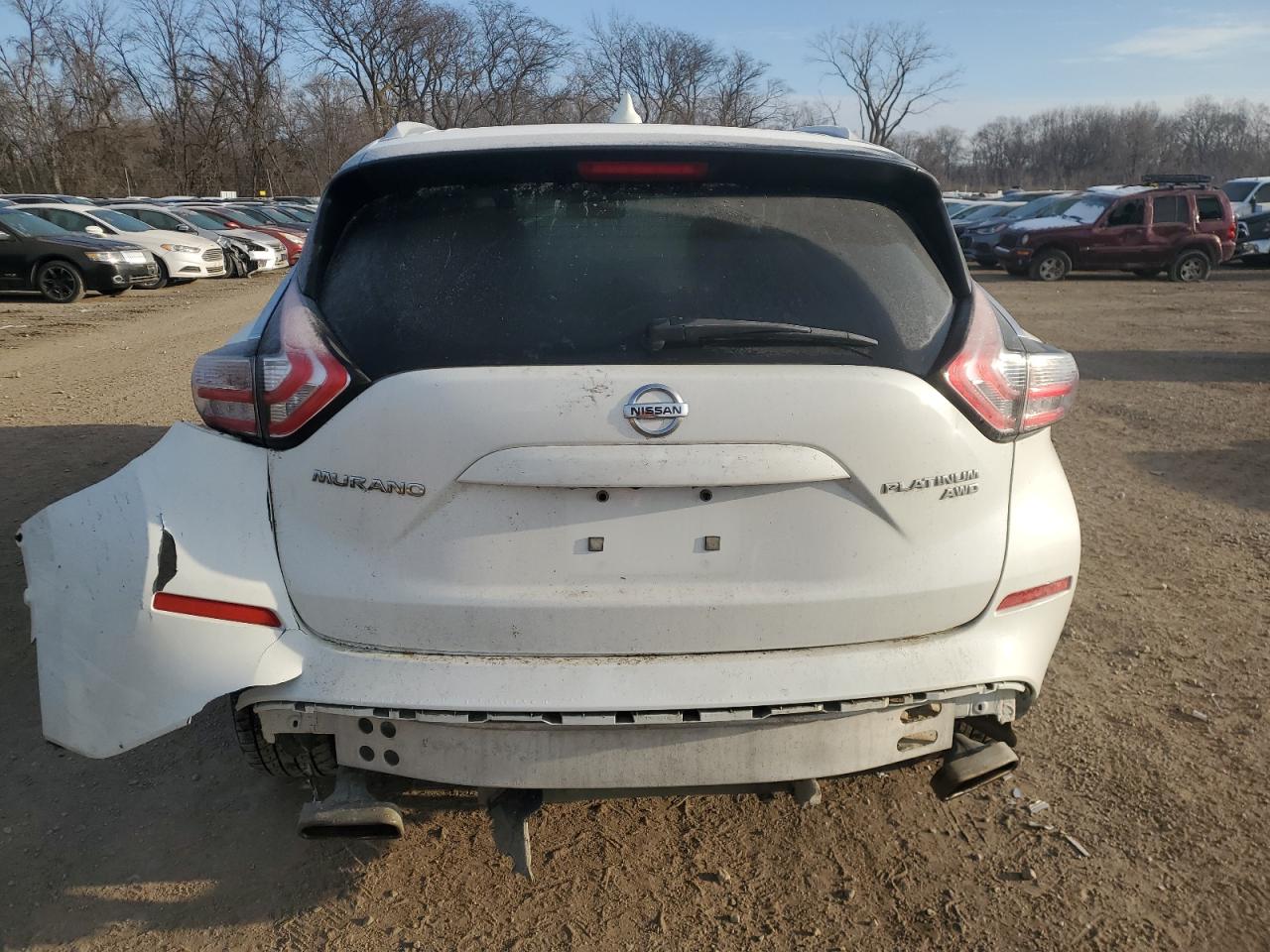 2018 Nissan Murano VIN 5N1AZ2MH8JN189759 Copart auction photo, all over damage thumbnail 6
