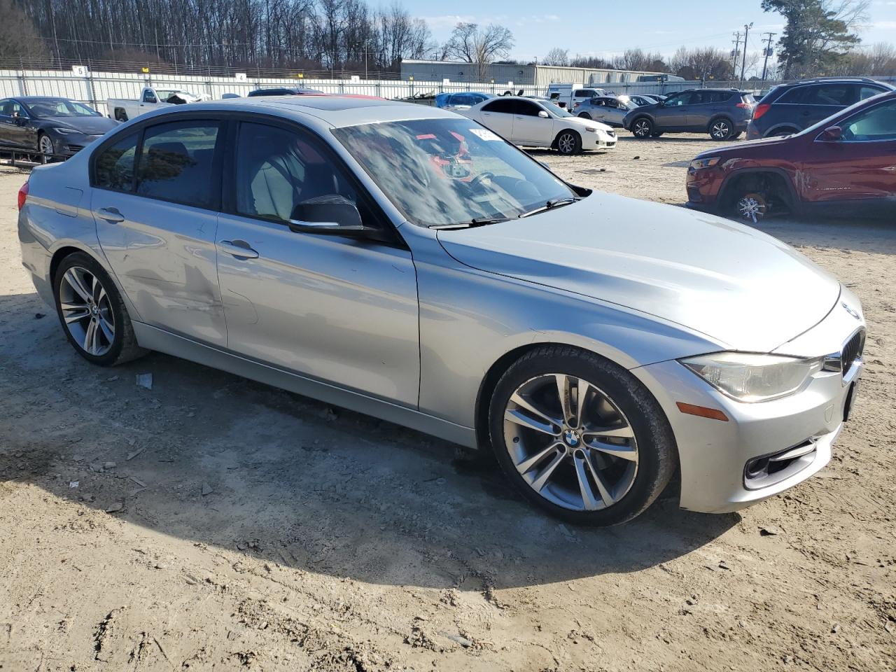 2012 BMW 3er VIN WBA3A5C53CF341518 Copart auction photo, side / rear end damage thumbnail 4