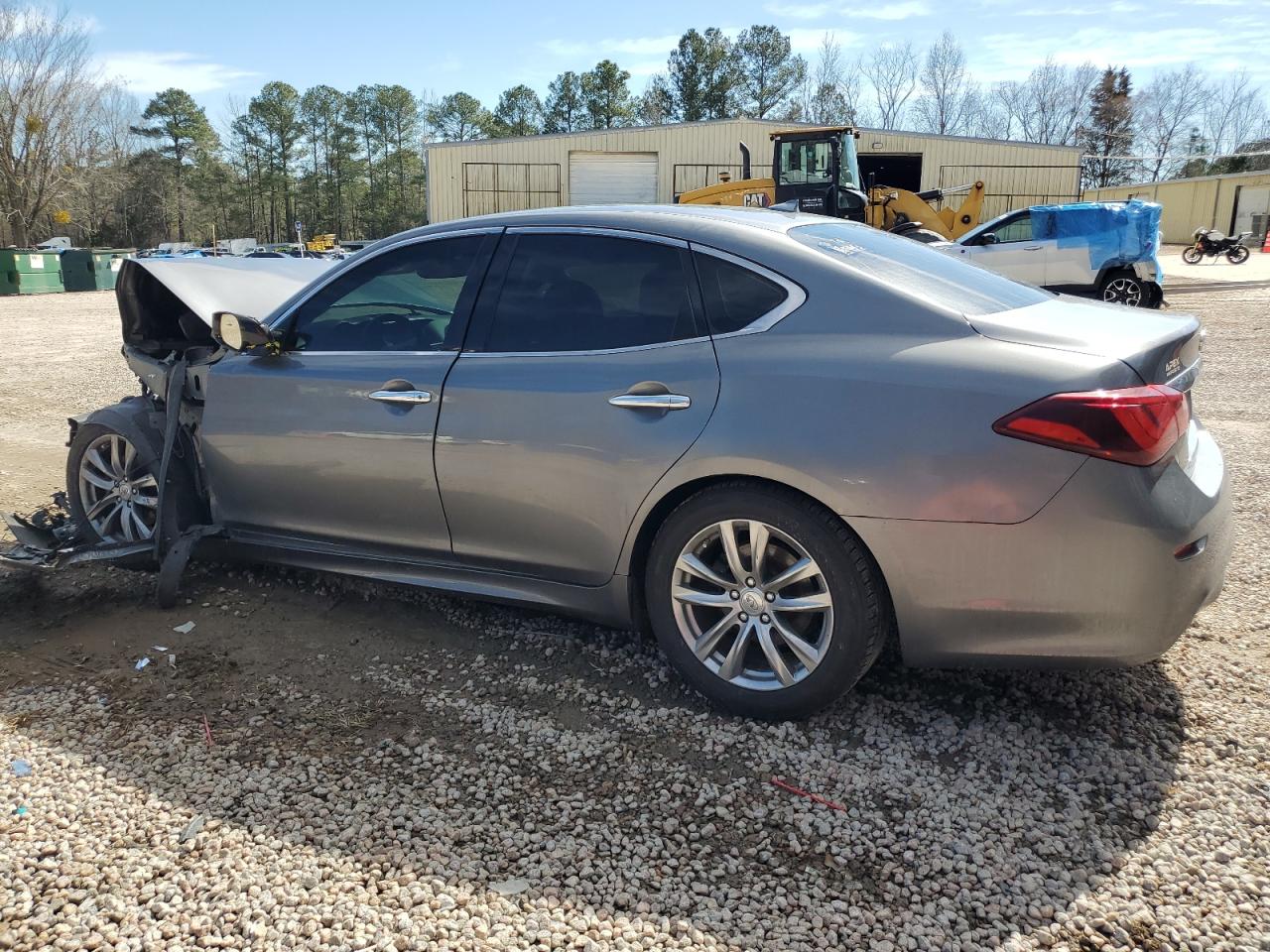 2019 Infiniti Q70 VIN JN1BY1AP1KM505241 Copart auction photo, front end damage thumbnail 2