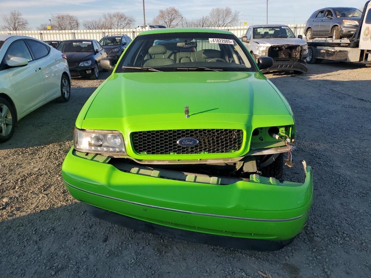 2004 Ford Crown Victoria VIN 2FAFP74W54X112206 Copart auction photo, front end / rear end damage thumbnail 5