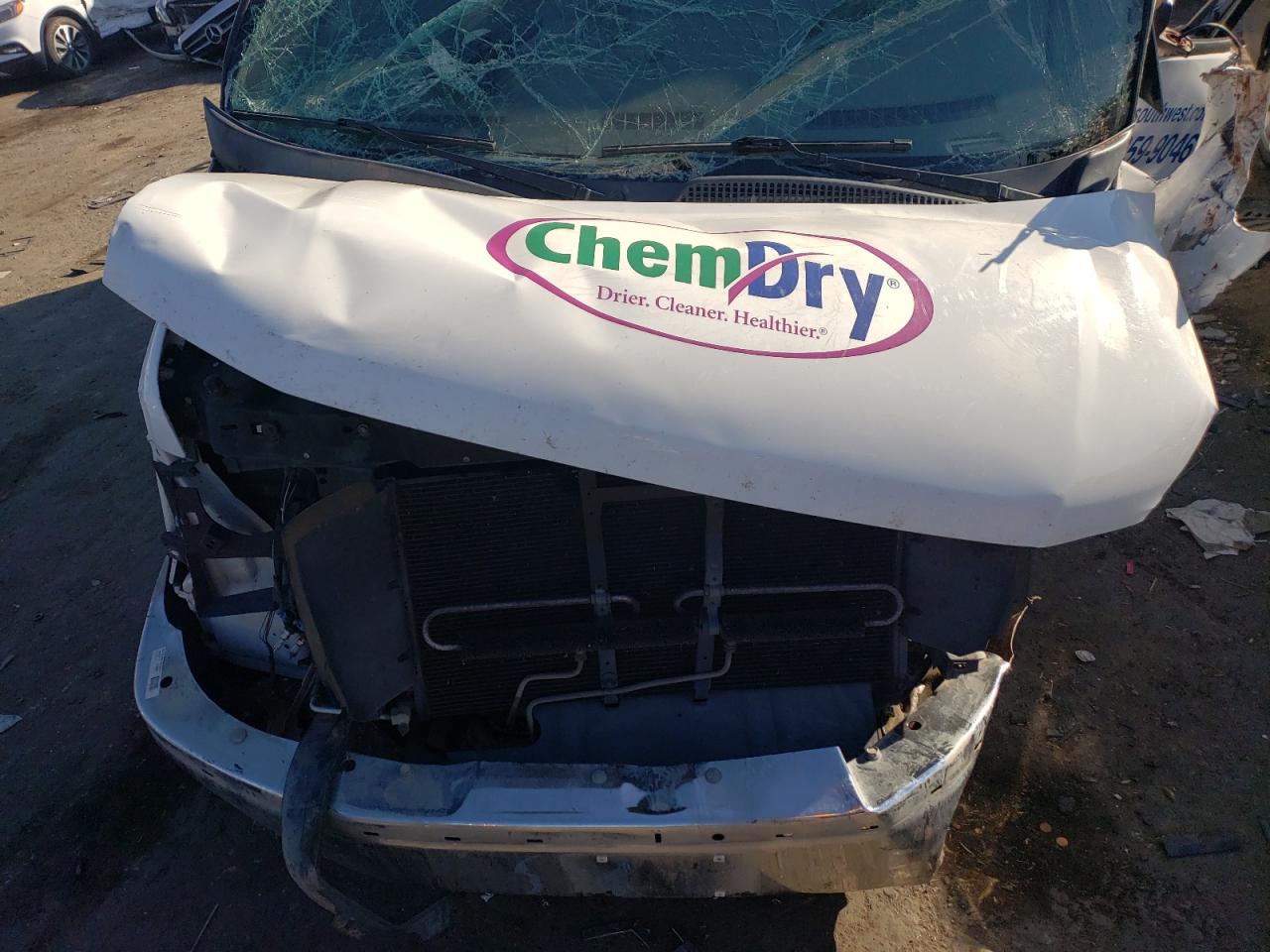 2013 Chevrolet Express VIN 1GCZGTBG4D1193235 Copart auction photo, all over damage thumbnail 11