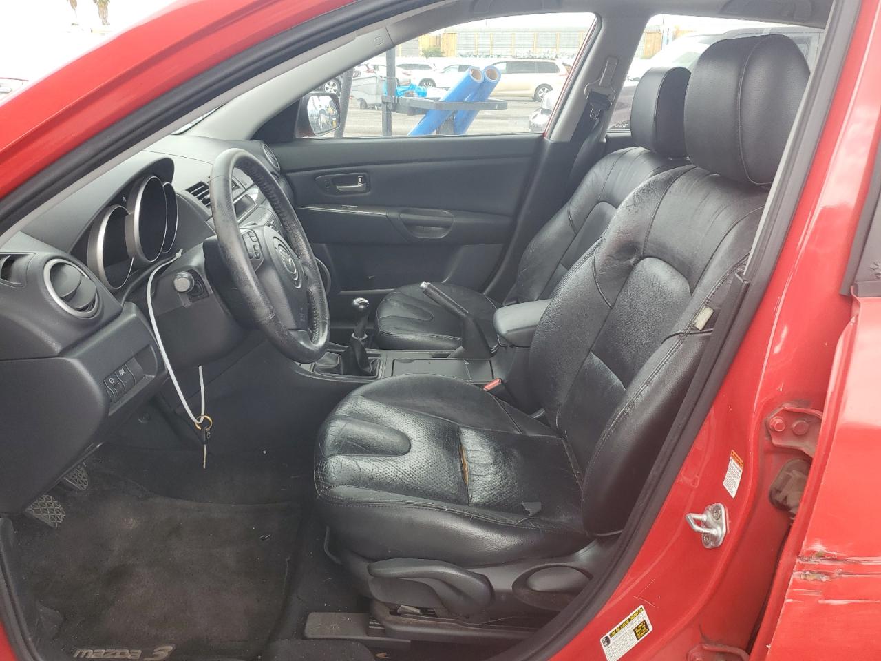 2007 Mazda 3 VIN JM1BK343571688171 Copart auction photo, side damage thumbnail 9