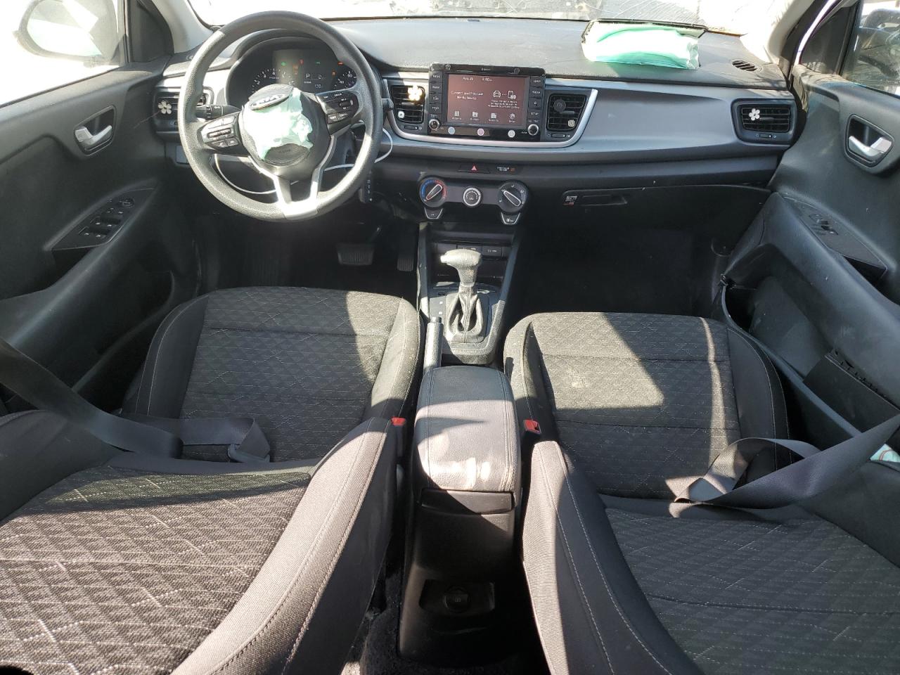 2019 KIA Rio VIN 3KPA24AB6KE197983 Copart auction photo, side / front end damage thumbnail 8