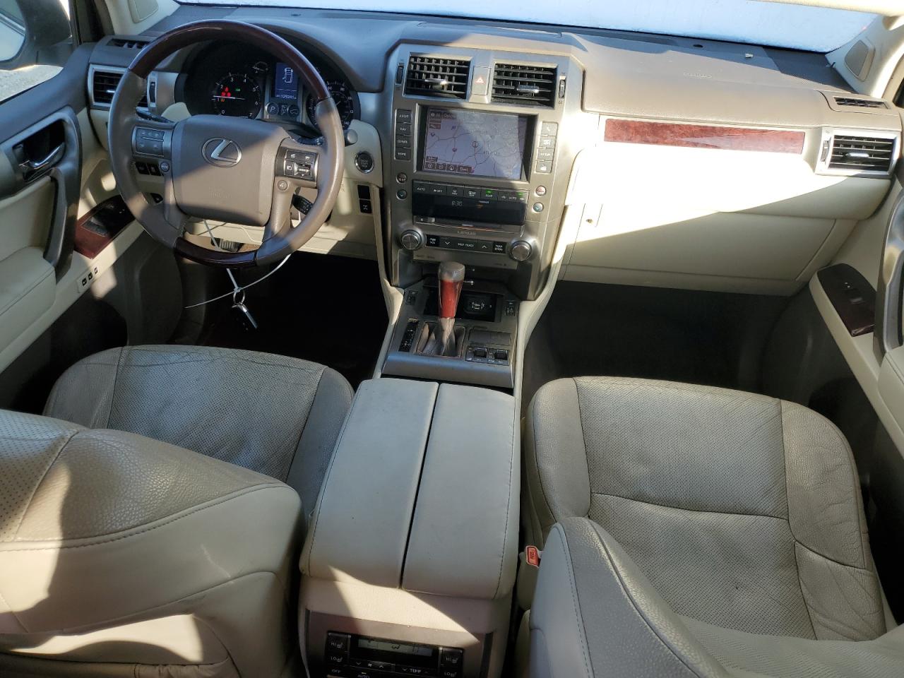 2014 Lexus GX VIN JTJBM7FXXE5067044 Copart auction photo, front end / rear end damage thumbnail 8