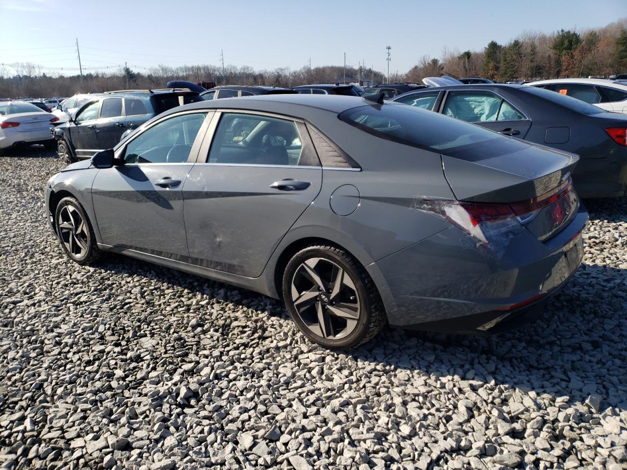 2021 Hyundai Elantra VIN KMHLN4AG7MU164230 Copart auction photo, front end / minor dent/scratches damage thumbnail 2