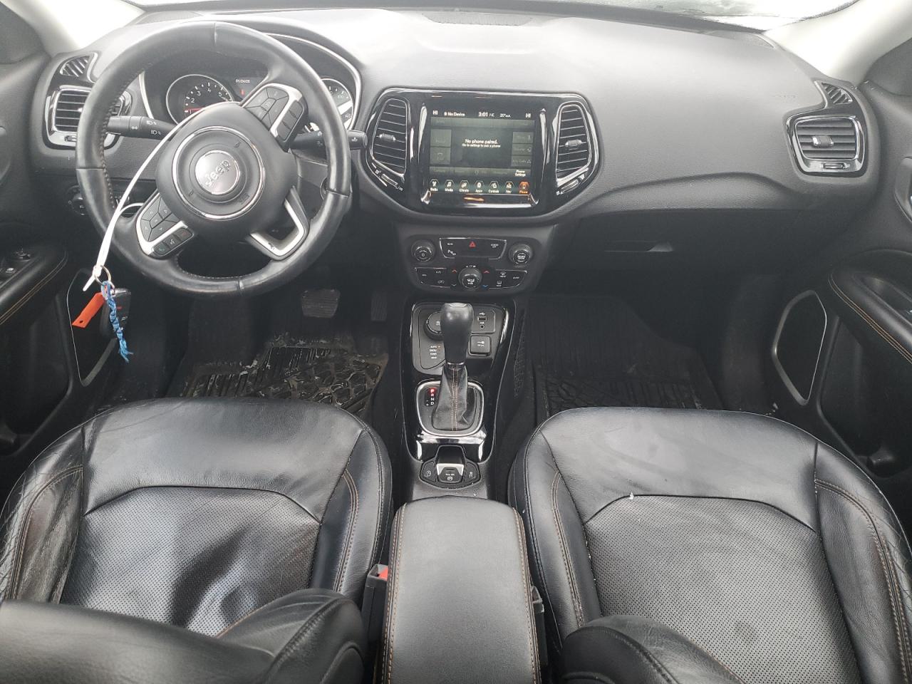 2017 Jeep Compass VIN 3C4NJDCBXHT616830 Copart auction photo, front end damage thumbnail 8