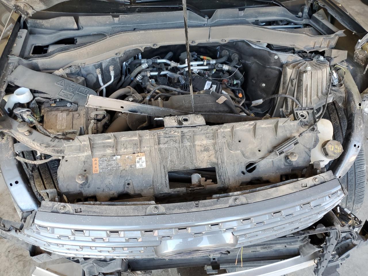 2022 Ford Explorer VIN 1FMSK7DH8NGC30777 Copart auction photo, front end / hail damage thumbnail 12