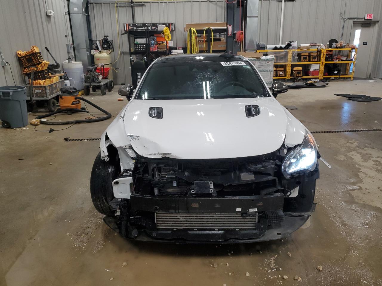 2018 KIA Stinger VIN KNAE55LC6J6040346 Copart auction photo, front end damage thumbnail 5