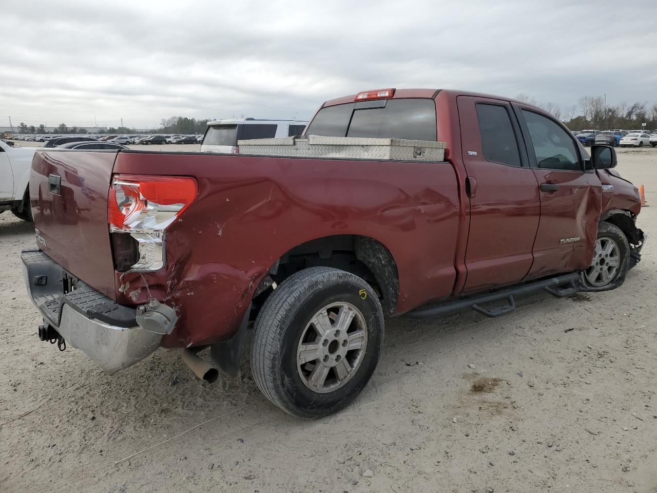 2010 Toyota Tundra VIN 5TFRY5F12AX080116 Copart auction photo, front end / rear end damage thumbnail 3