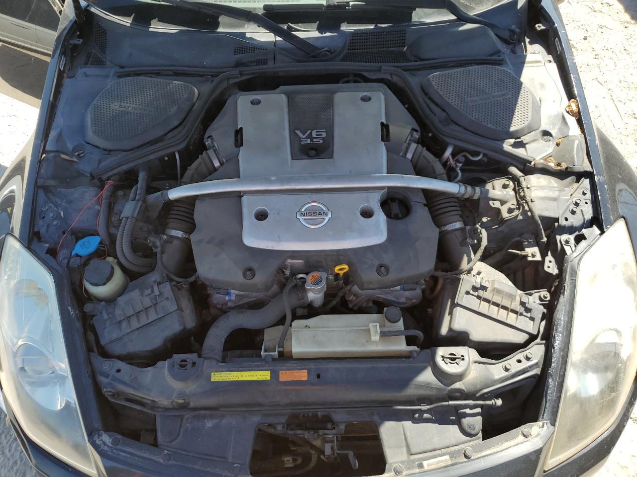 2008 Nissan 350Z VIN JN1BZ34D48M701452 Copart auction photo, all over damage thumbnail 11