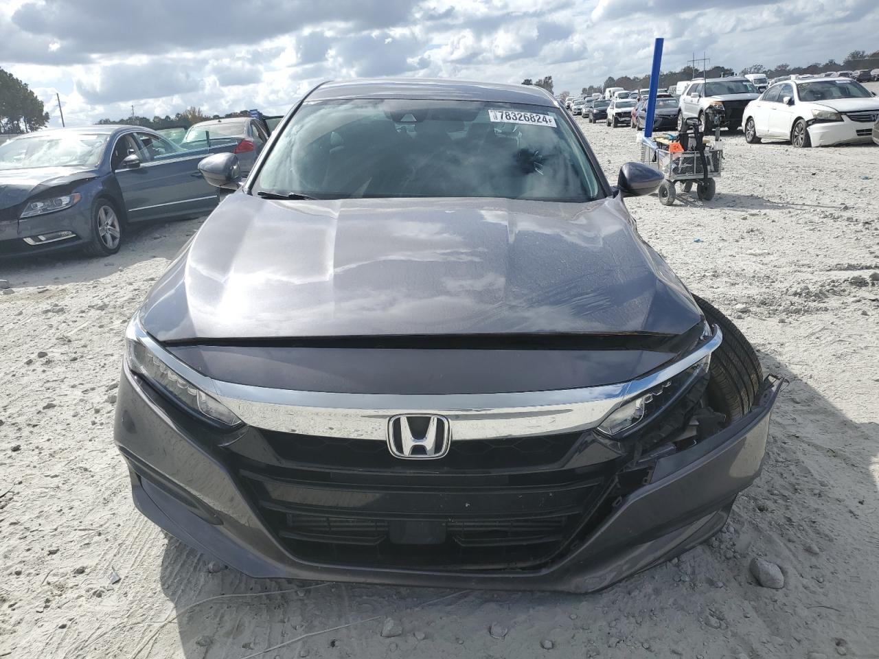 2019 Honda Accord VIN 1HGCV1F1XKA083553 Copart auction photo, all over damage thumbnail 5