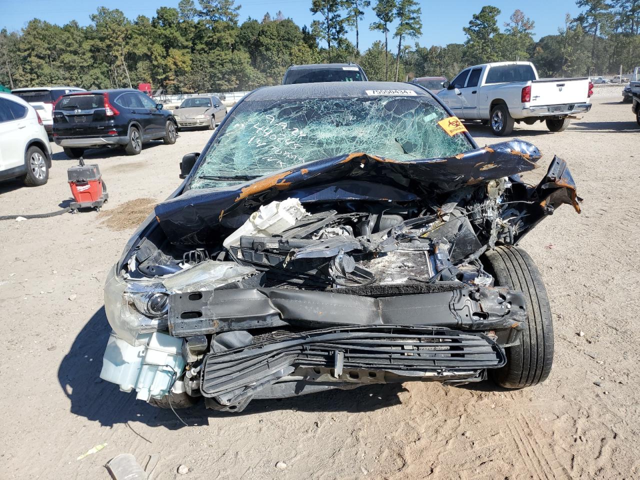 2014 Toyota Camry VIN 4T4BF1FK4ER440245 Copart auction photo, front end damage thumbnail 5