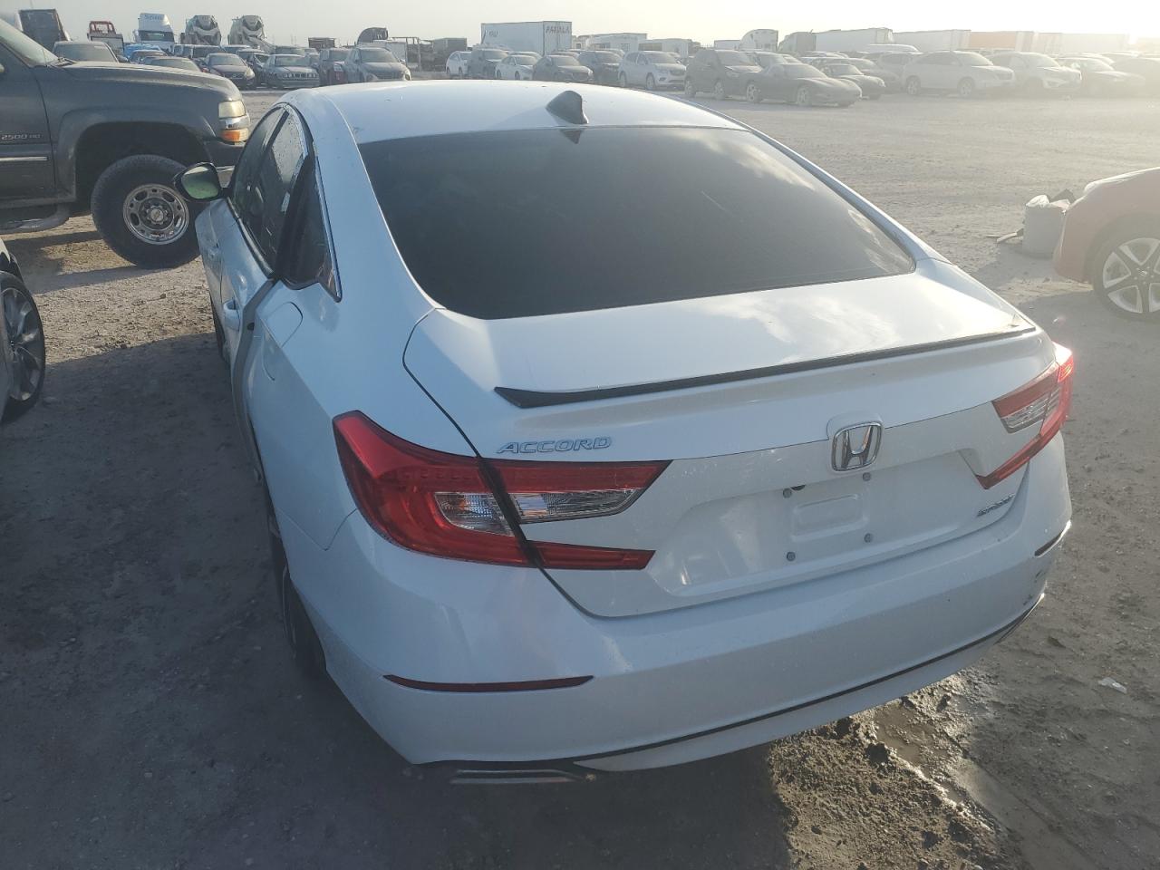 2021 Honda Accord VIN 1HGCV1F32MA096267 Copart auction photo, water/flood damage thumbnail 6