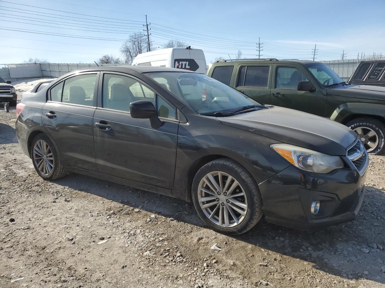 2013 Subaru Impreza VIN JF1GJAD68DH034197 Copart auction photo, front end / rear end damage thumbnail 4