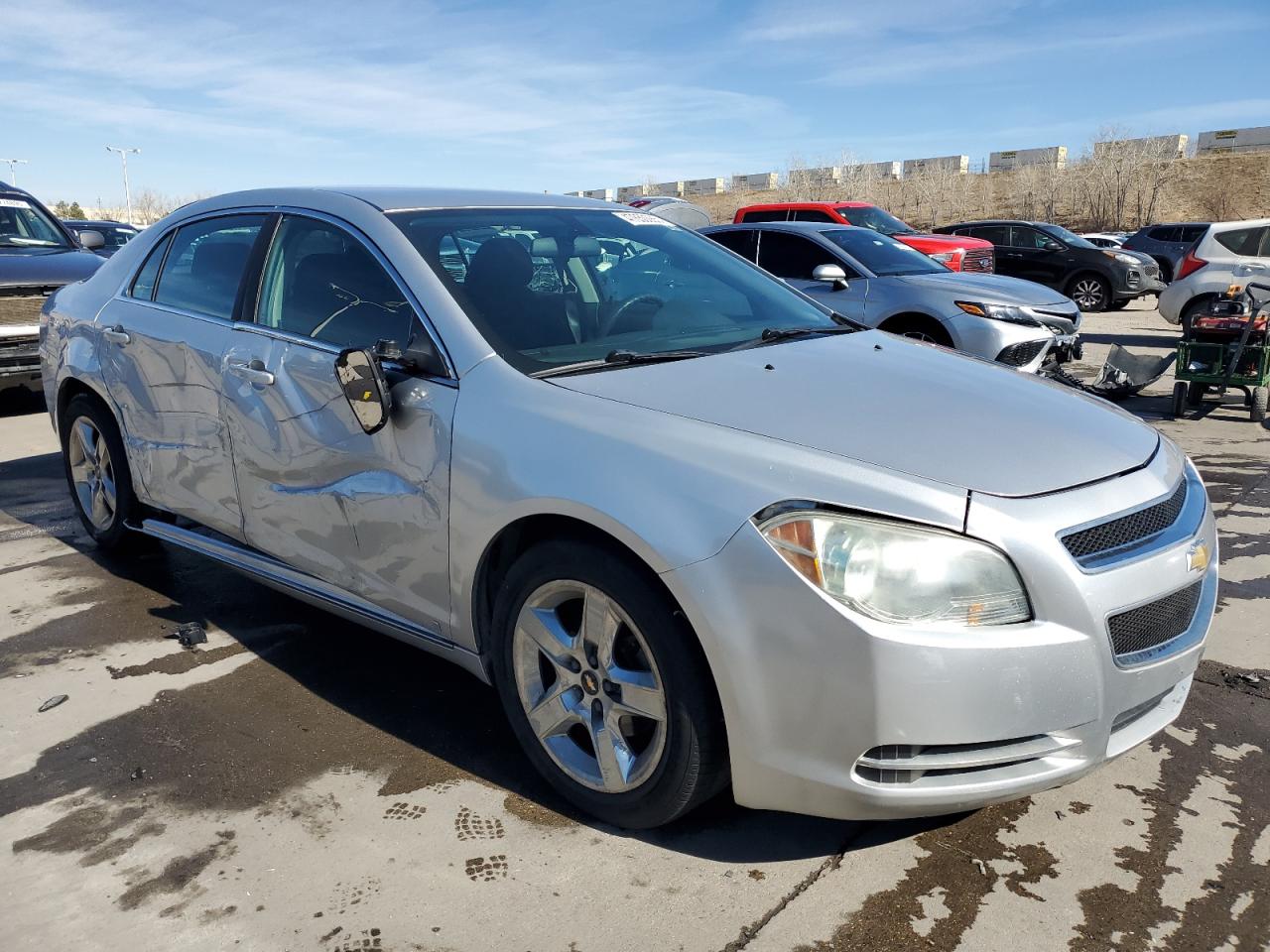 2010 Chevrolet Malibu VIN 1G1ZC5E03A4101086 Copart auction photo, side / front end damage thumbnail 4