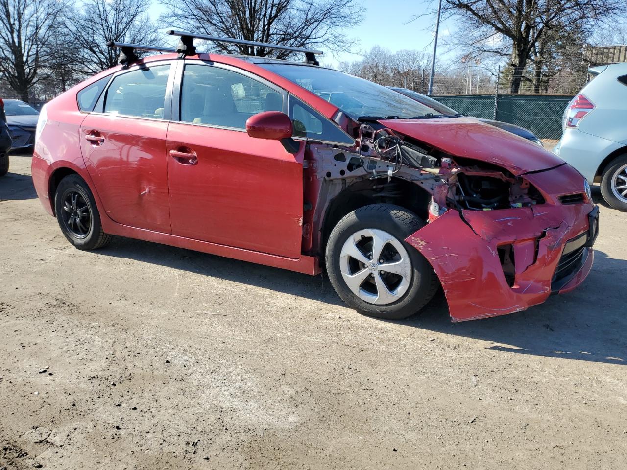 2012 Toyota Prius VIN JTDKN3DU1C1582018 Copart auction photo, all over damage thumbnail 4