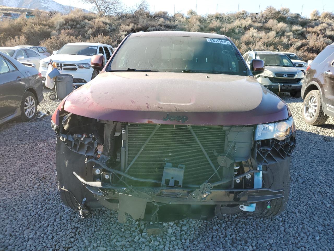 2020 Jeep Grand Cherokee VIN 1C4RJFAG7LC240362 Copart auction photo, front end damage thumbnail 5