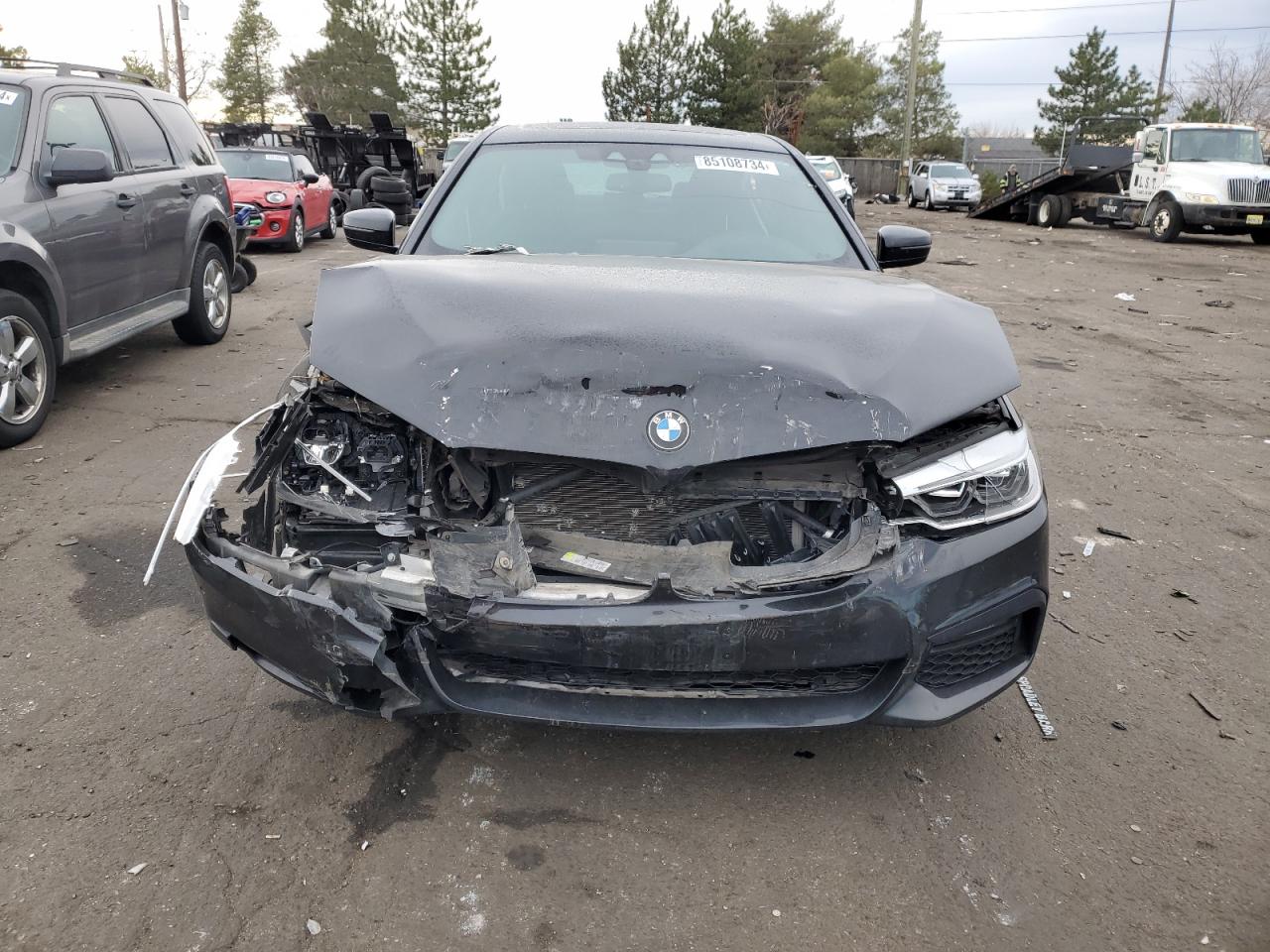 2018 BMW 5er VIN WBAJE5C57JWA97898 Copart auction photo, all over damage thumbnail 5